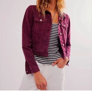 NWT Free People WE THE FREE sold out Denim jacket S